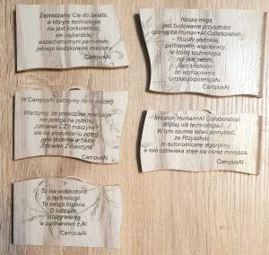 5 Tabliczek z Misją CampusAI